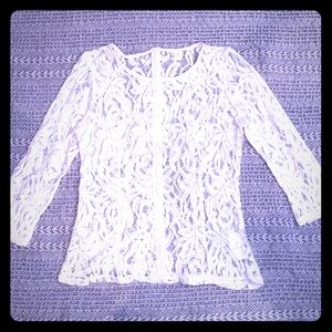 Ivory Lace Blouse
